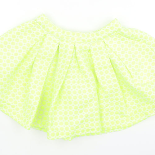 NEXT Baby Yellow Polka Dot  Flare Skirt Size 18-24 Months