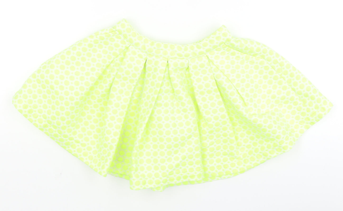 NEXT Baby Yellow Polka Dot  Flare Skirt Size 18-24 Months