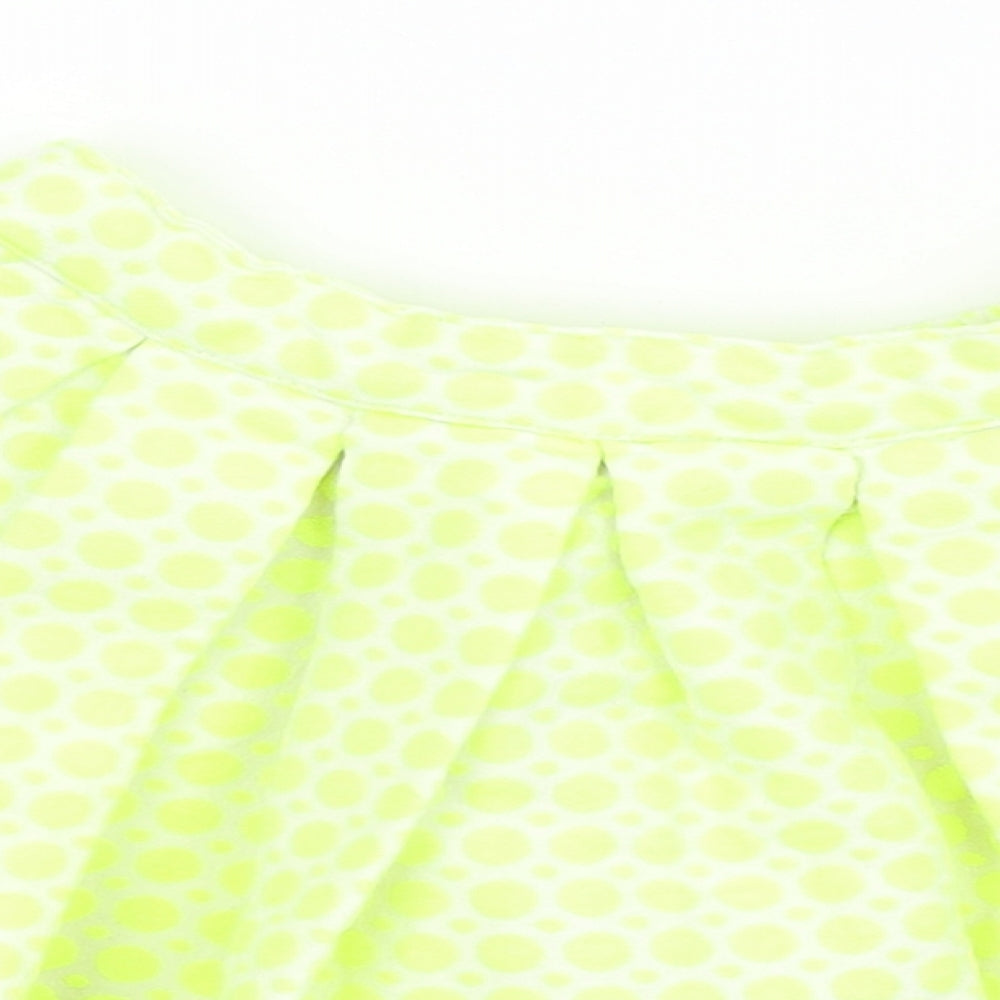 NEXT Baby Yellow Polka Dot  Flare Skirt Size 18-24 Months