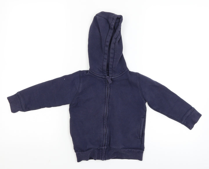 Matalan Boys Blue Full Zip Hoodie Size 3 Years