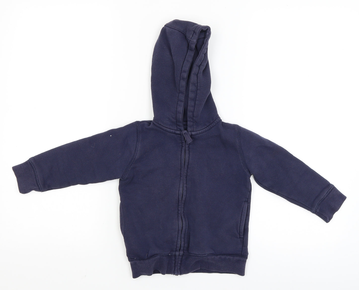 Matalan Boys Blue   Full Zip Hoodie Size 3 Years