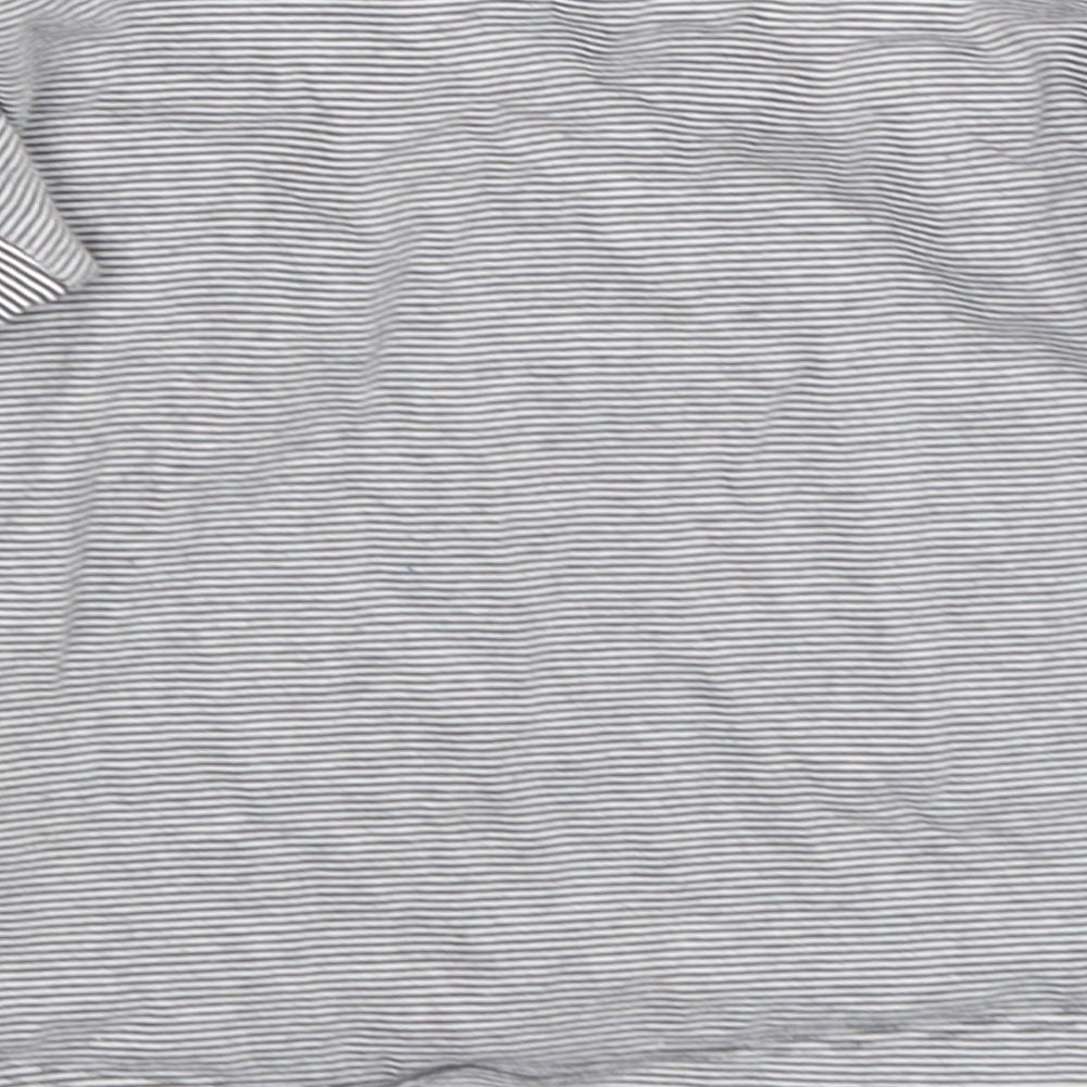 NEXT Baby Grey Striped  Basic T-Shirt Size 6-9 Months