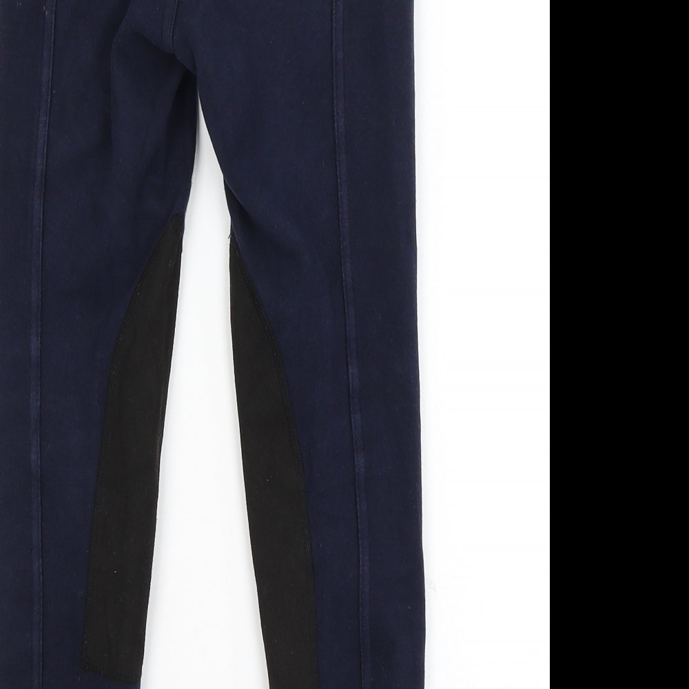 DECATHLON Girls Blue   Jogger Trousers Size 8 Years