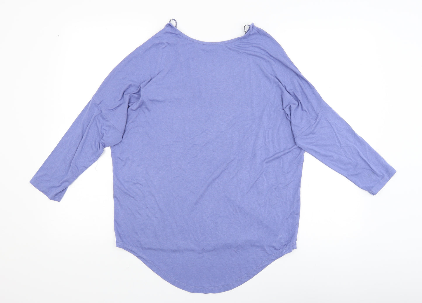 Select Womens Purple   Basic T-Shirt Size 8