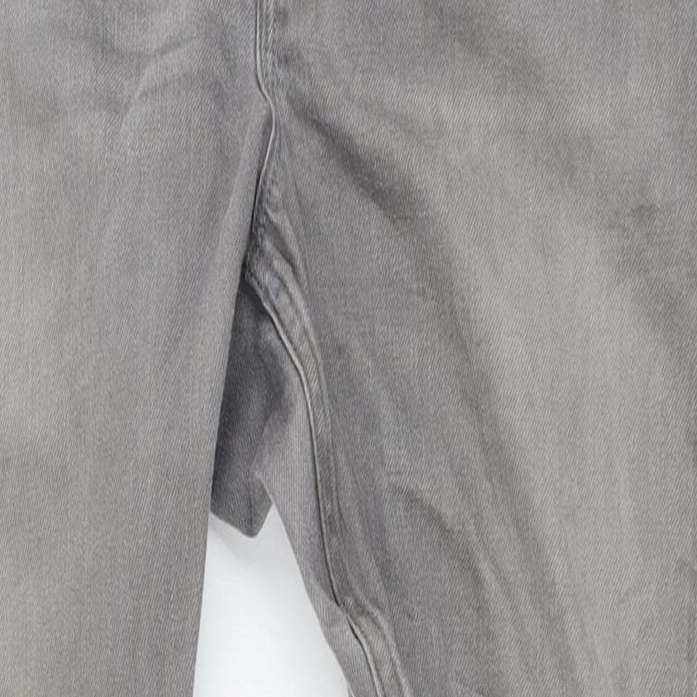 All Saints Mens Grey   Straight Jeans Size 32 L30 in