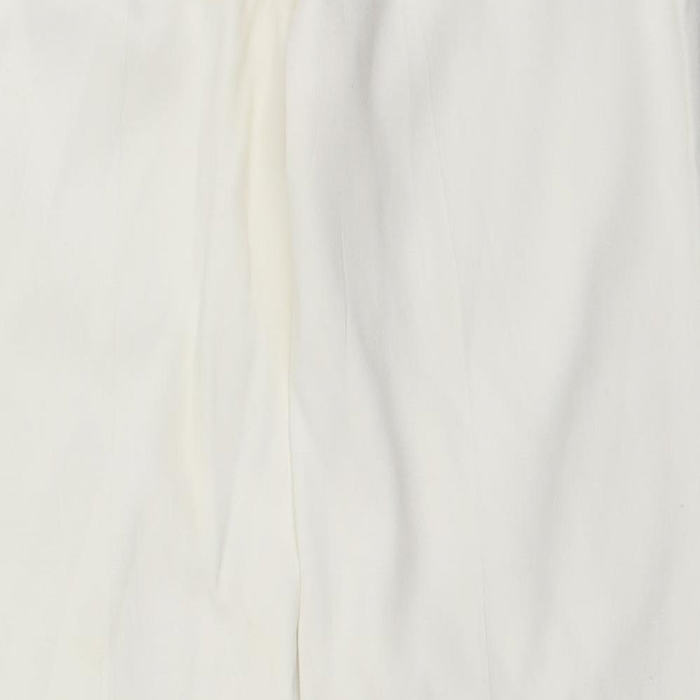 Oasis Womens White   Dress Pants Trousers Size 12 L30 in