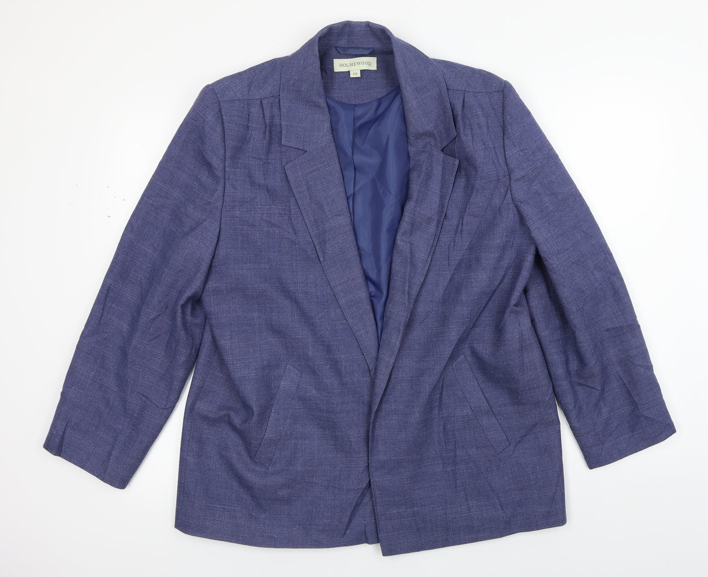 Holmewood  Womens Blue   Jacket Blazer Size 16