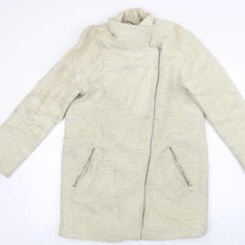 Mini Velvet  Womens Beige   Jacket Coat Size 10
