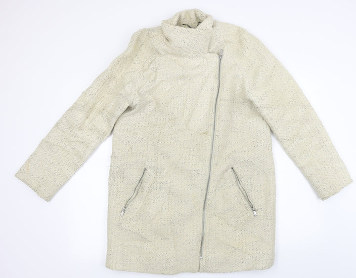 Mini Velvet  Womens Beige   Jacket Coat Size 10