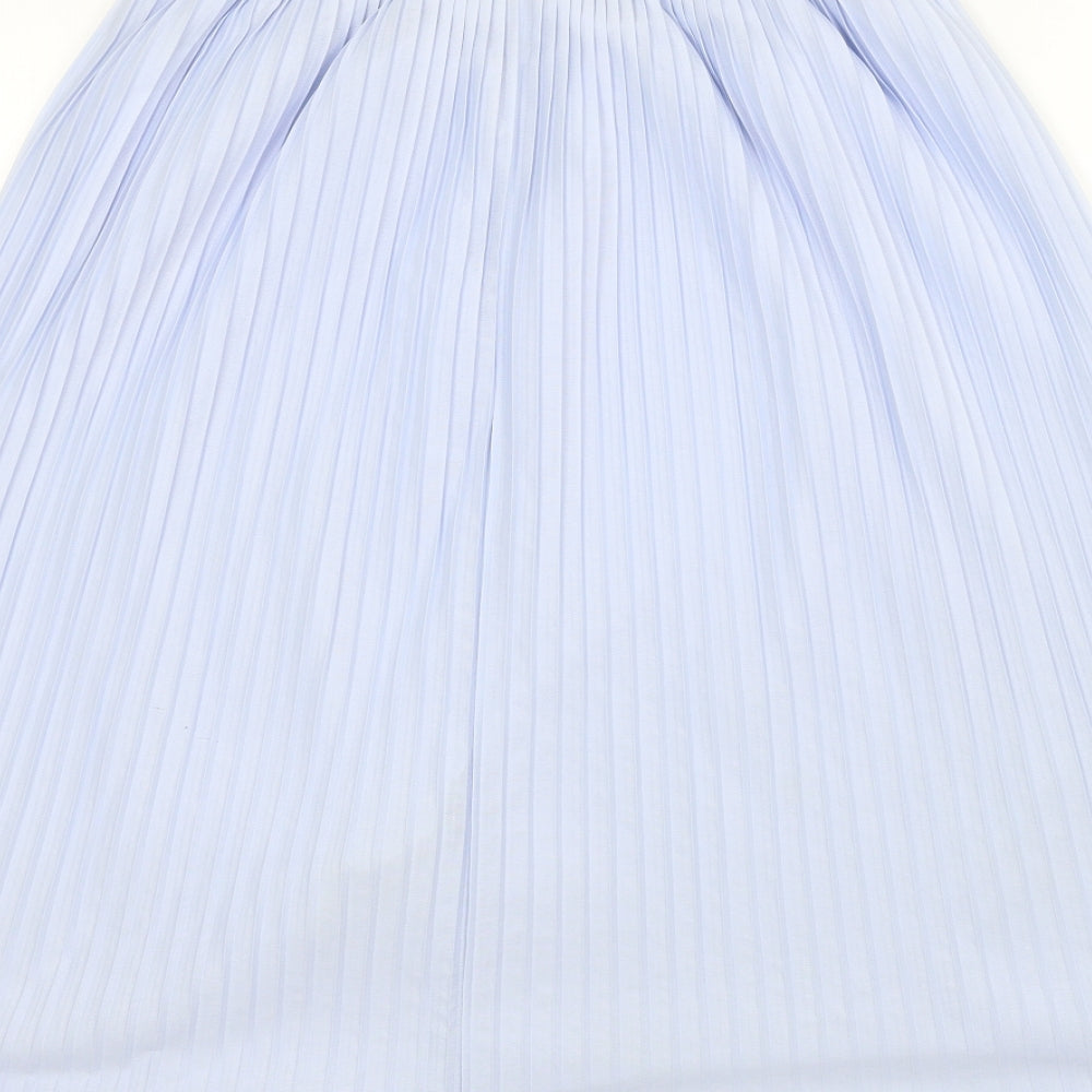 Preworn  Womens Blue   A-Line Skirt Size 24 in