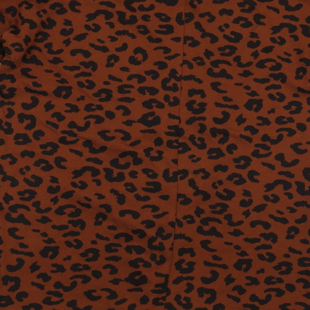 NEXT  Womens Brown Animal Print  A-Line  Size 18