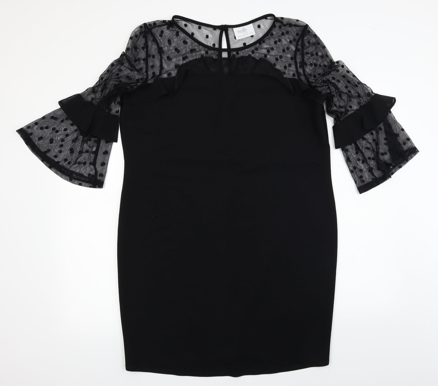 Wallis  Womens Black   A-Line  Size 16