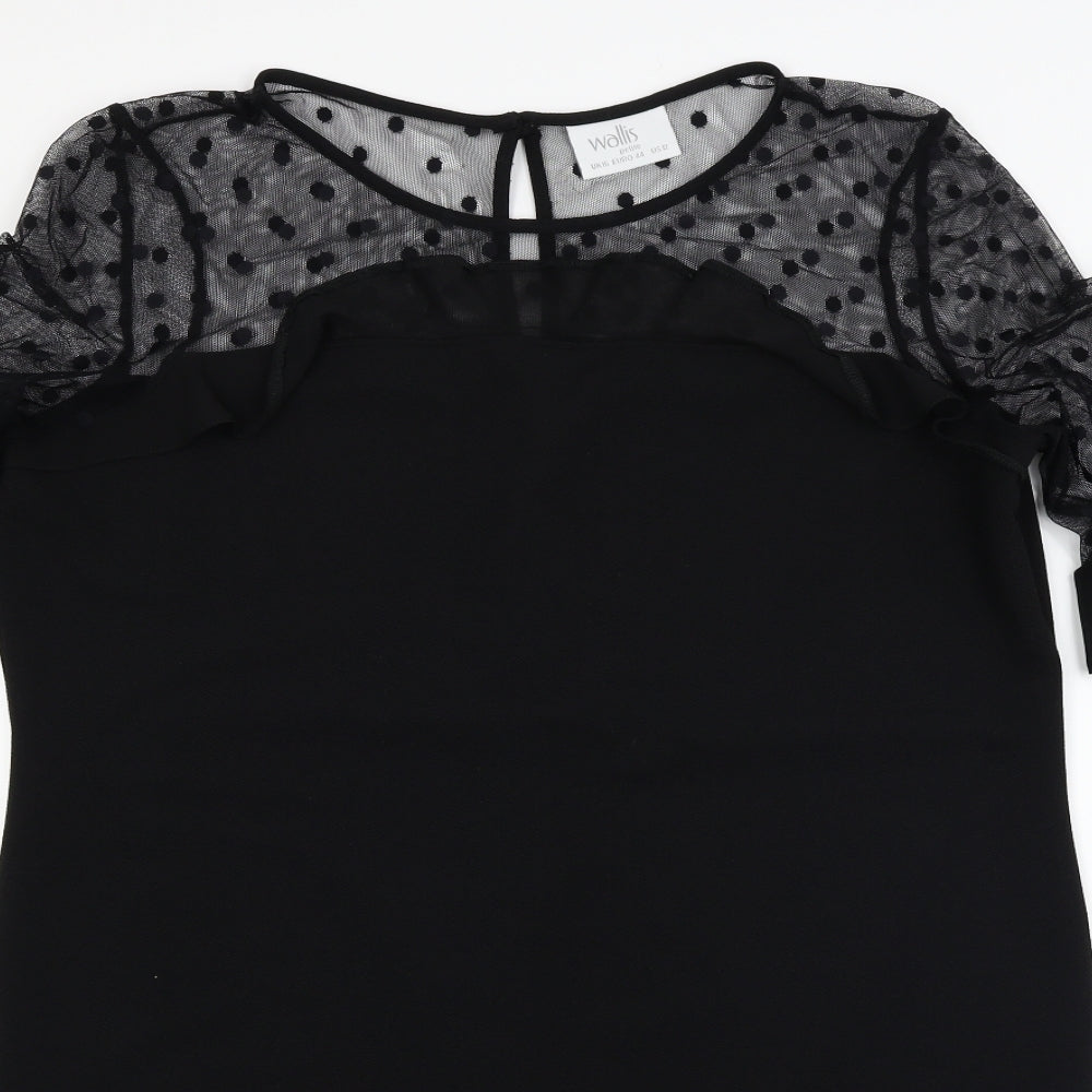 Wallis  Womens Black   A-Line  Size 16