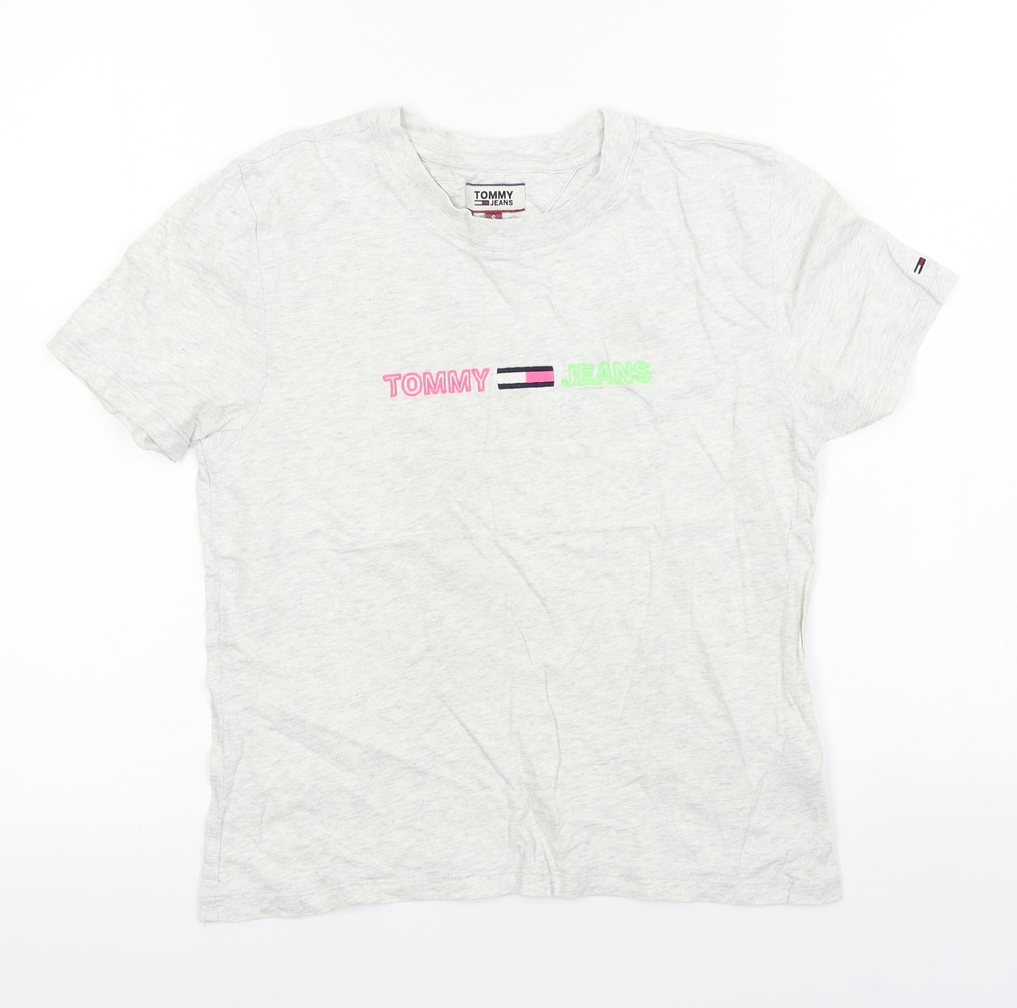 Tommy Jeans  Womens White   Basic T-Shirt Size S