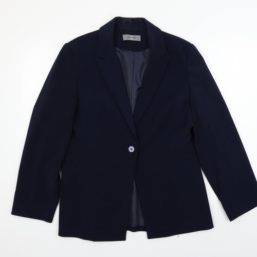 AMARANTO  Womens Blue   Jacket Blazer Size 14