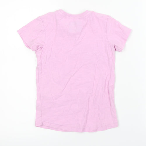 surfs up Girls Pink   Basic T-Shirt Size 5 Years