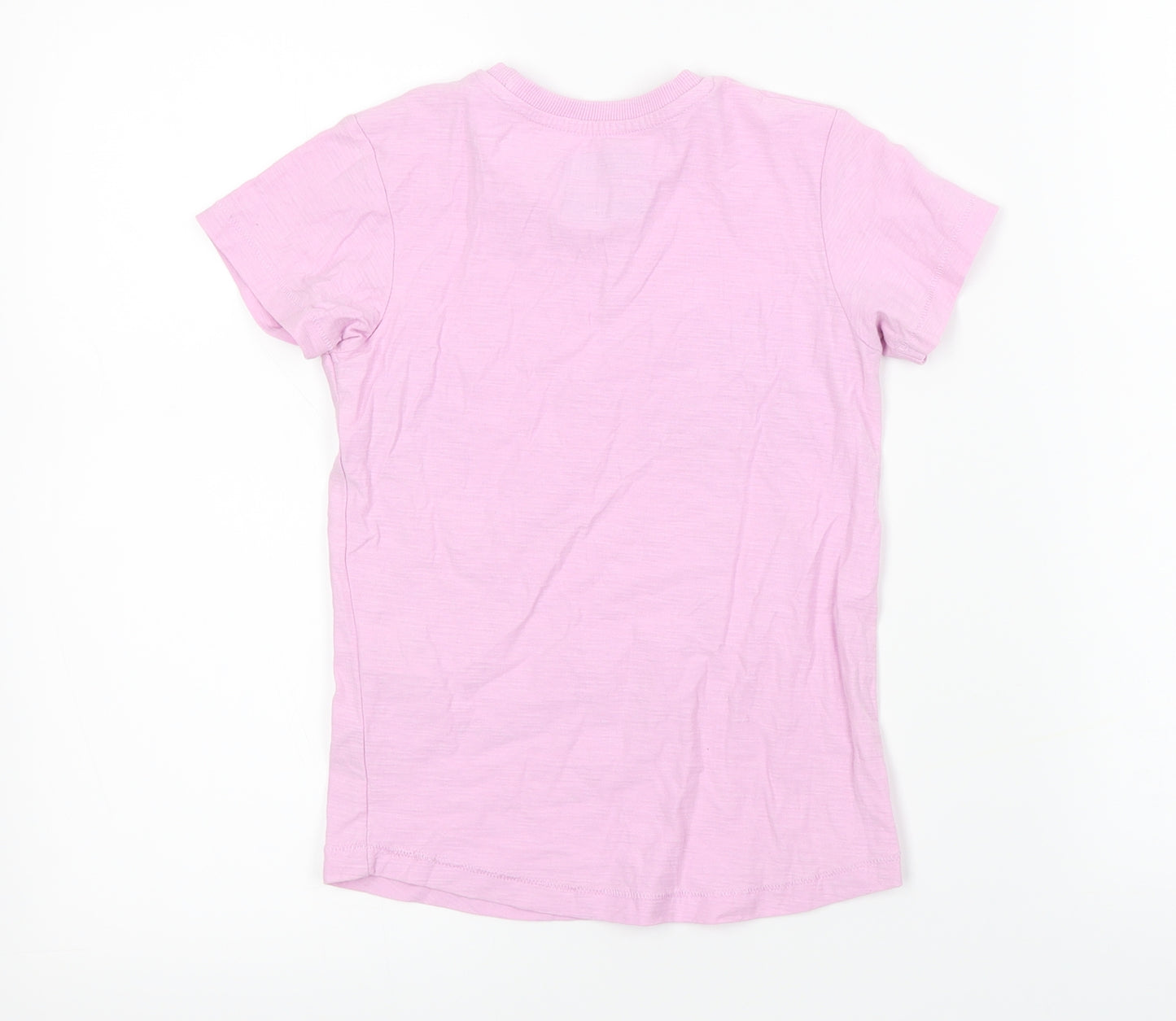 surfs up Girls Pink   Basic T-Shirt Size 5 Years
