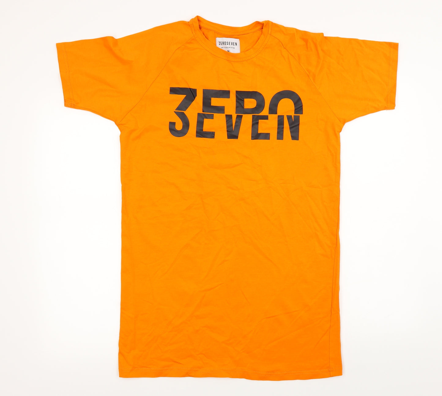 zero seven Mens Orange    T-Shirt Size M