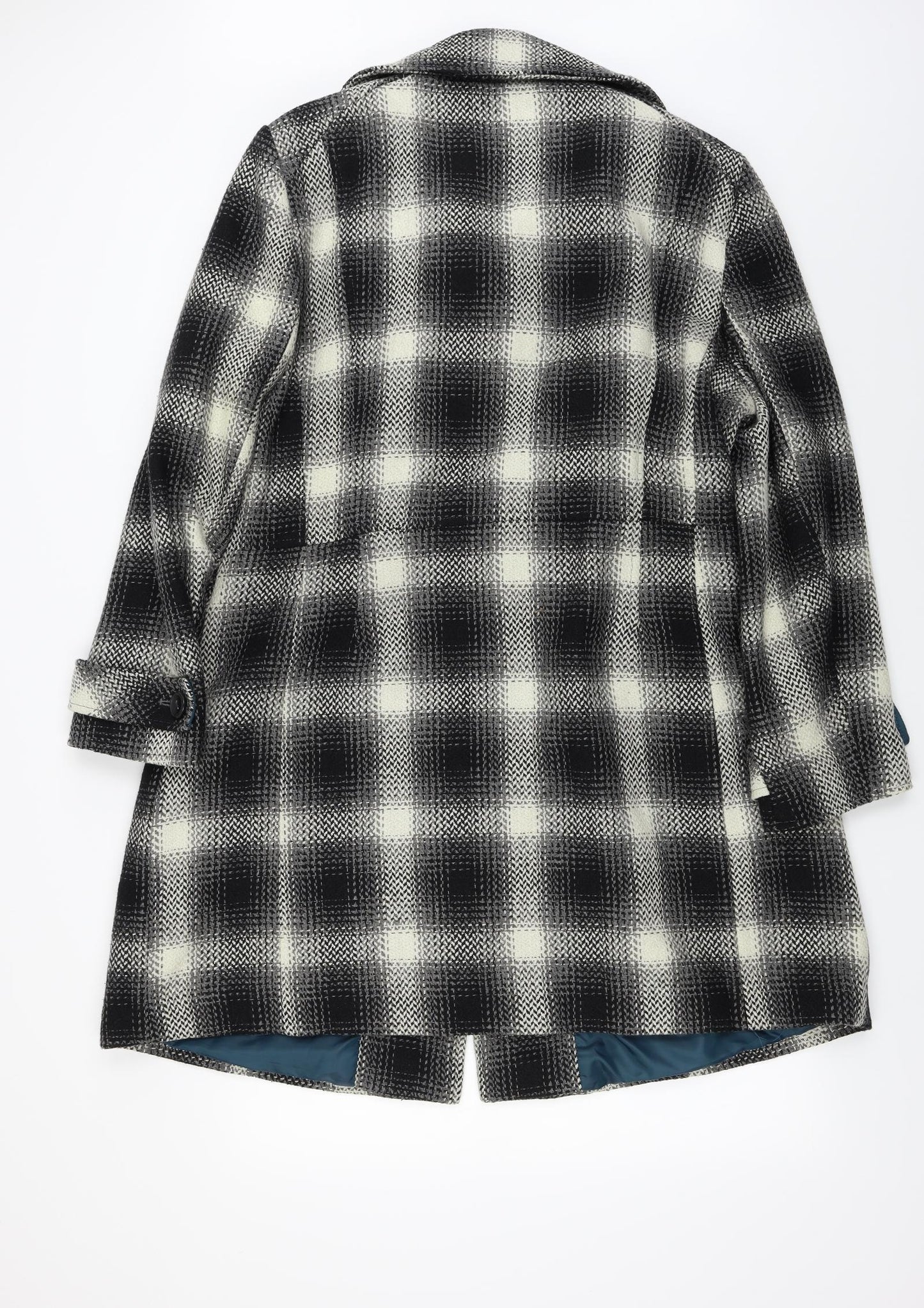 Debenhams  Womens Ivory Check  Jacket Coat Size 18