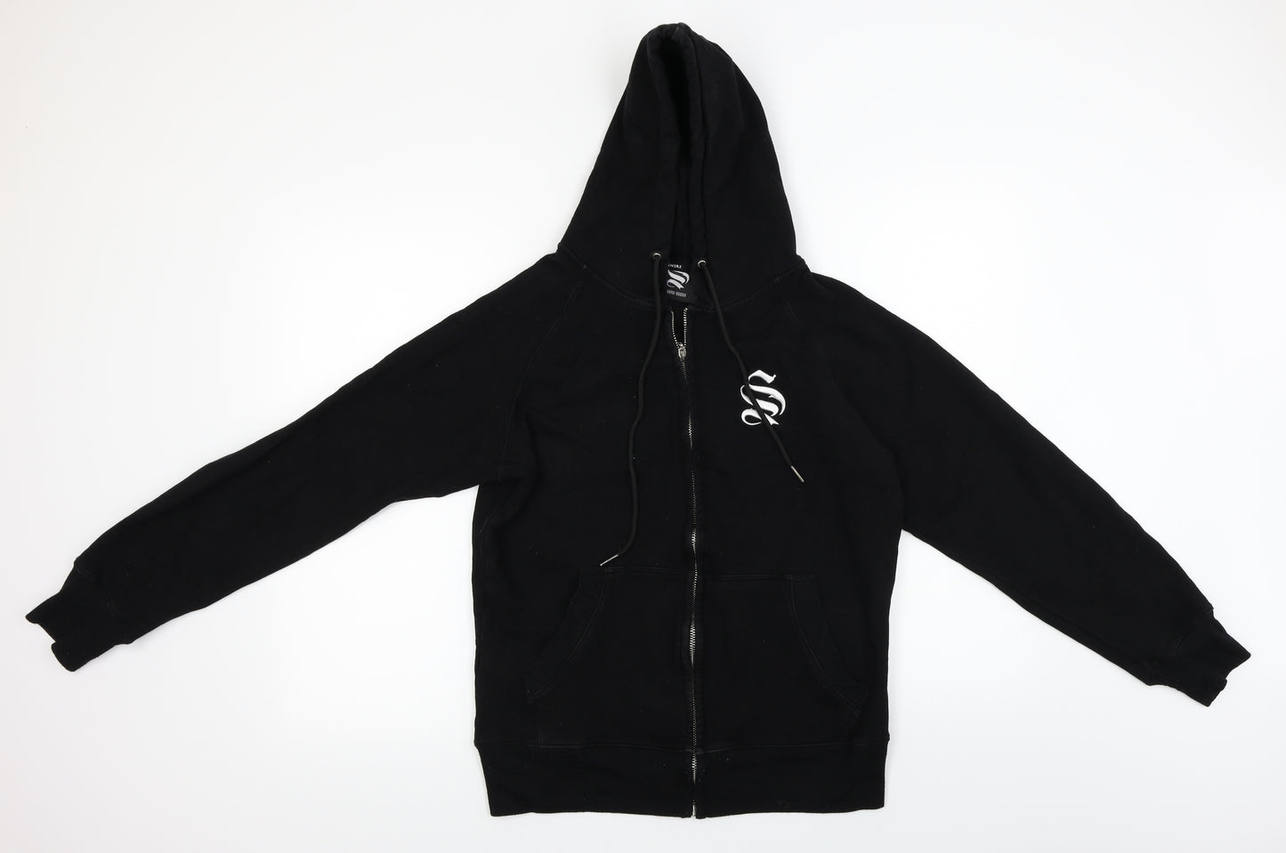 Sinners  Womens Black   Full Zip Hoodie Size M