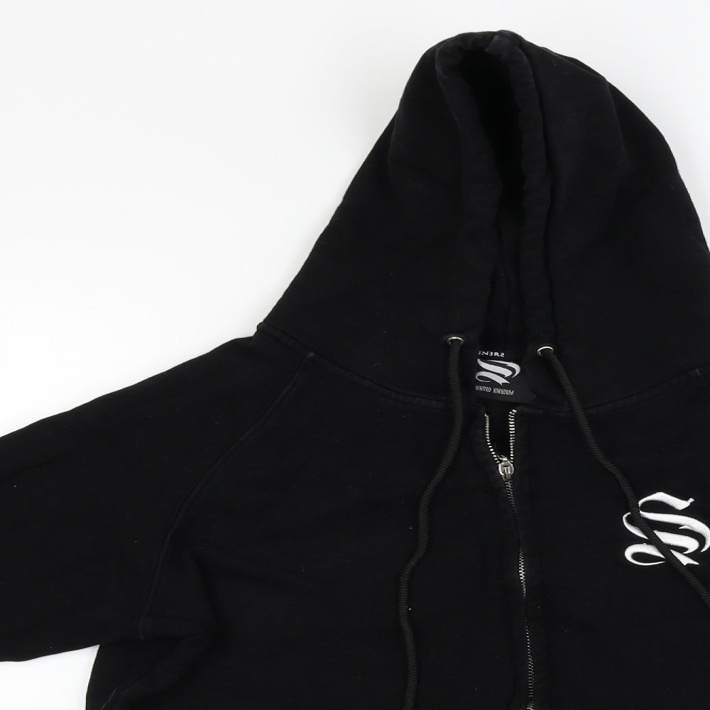 Sinners  Womens Black   Full Zip Hoodie Size M