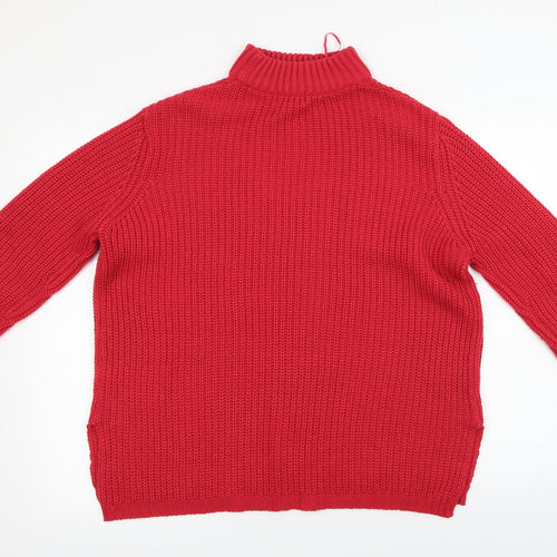 Papaya  Womens Orange   Pullover Jumper Size XL