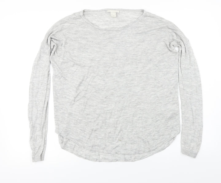 H&M  Womens Grey   Pullover Jumper Size S