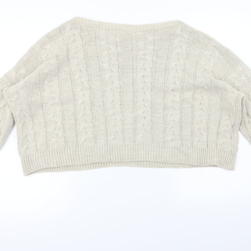 Preworn  Womens Beige   Pullover Jumper Size L