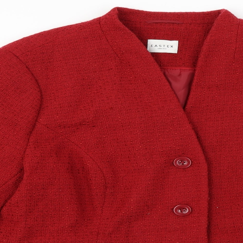 Eastex  Womens Red   Jacket Coat Size 18