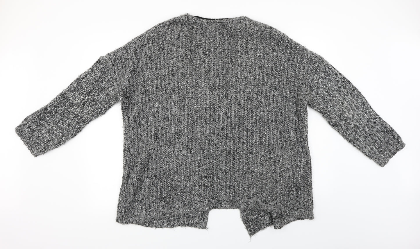 Promod Womens Grey   Cardigan Jumper Size M