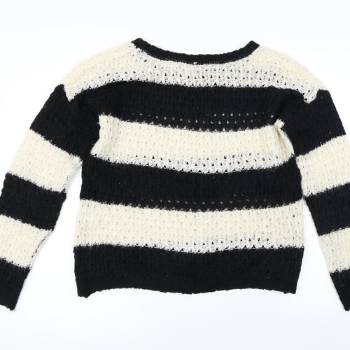 Atmosphere  Womens Beige Striped  Pullover Jumper Size 14