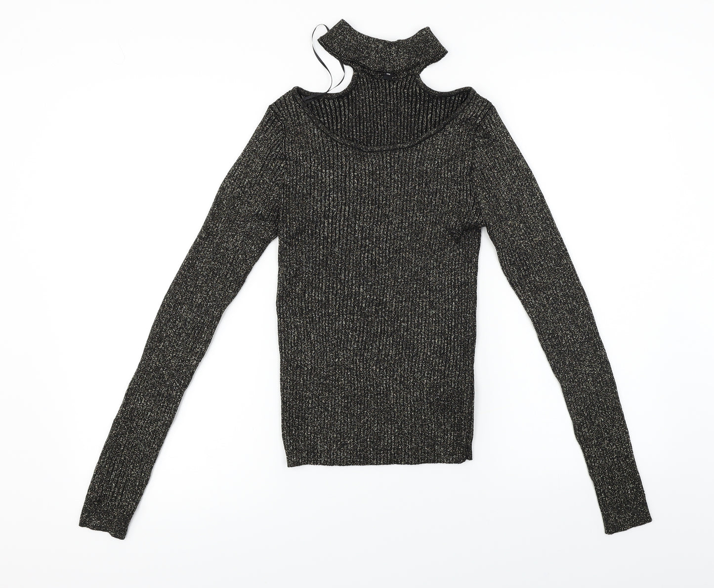 H&M  Womens Black   Pullover Jumper Size S