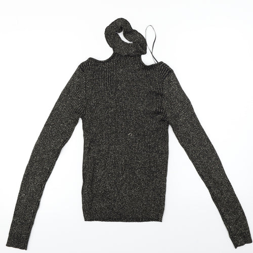 H&M  Womens Black   Pullover Jumper Size S