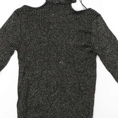 H&M  Womens Black   Pullover Jumper Size S