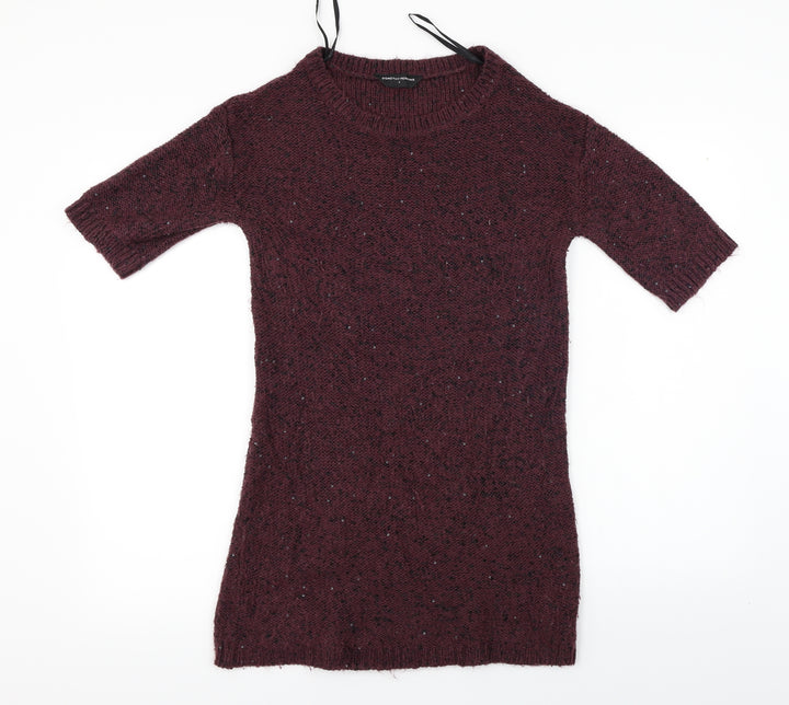 Dorothy Perkins Womens Purple Pullover Jumper Size S