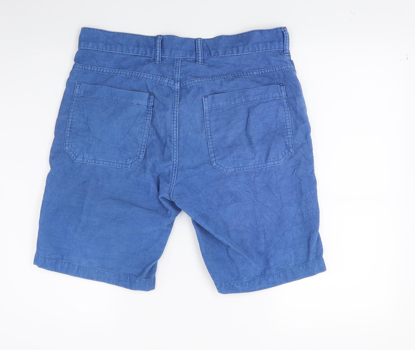Gap Mens Blue  Corduroy Bermuda Shorts Size 32