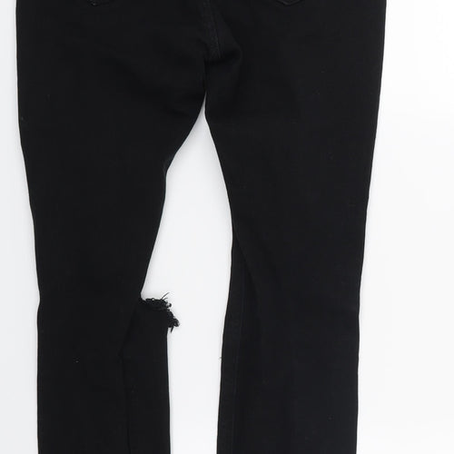 Divided Womens Black  Denim Skinny Jeans Size 10 L26 in