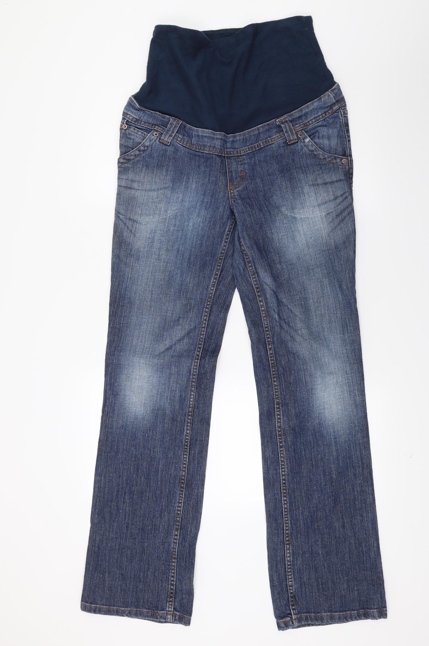 H&M Womens Blue  Denim Bootcut Jeans Size S L30 in