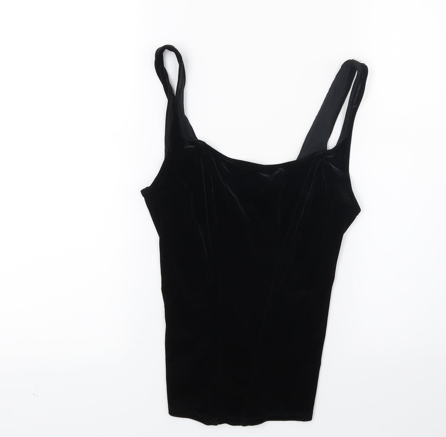 Marks and Spencer Womens Black   Basic Tank Size 14