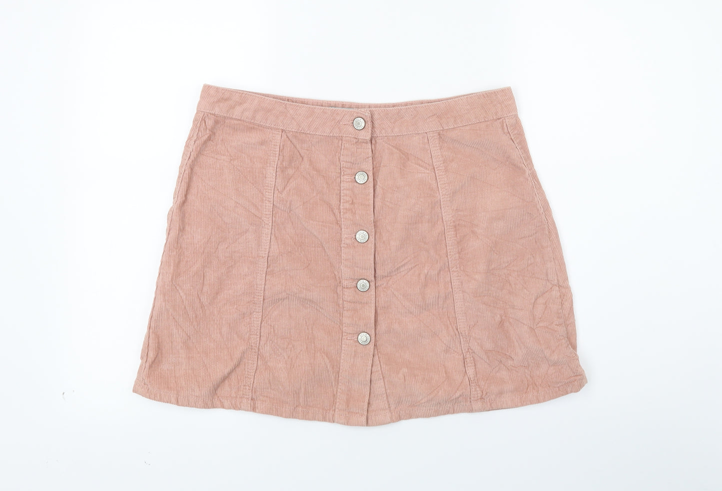 Primark Womens Pink  Rayon Peasant Skirt Size 14