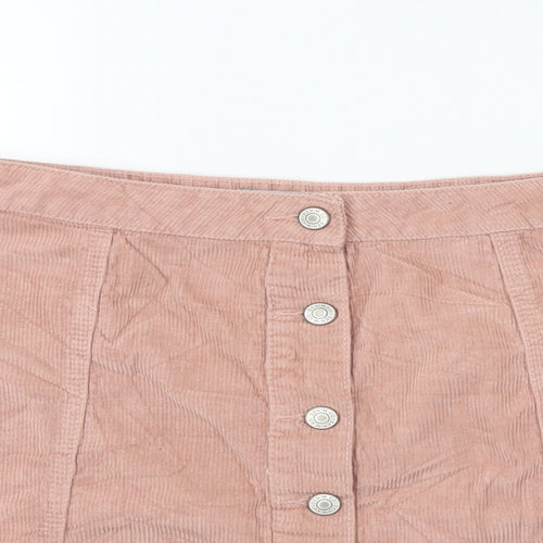 Primark Womens Pink  Rayon Peasant Skirt Size 14