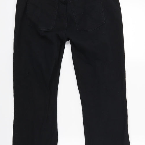 Gap Womens Black  Denim Straight Jeans Size 29 in L23 in