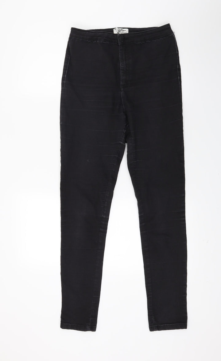 Miss denim Womens Black  Denim Jegging Jeans Size 12 L27 in