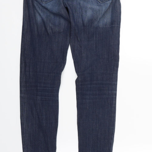 H&M Womens Blue  Denim Skinny Jeans Size 26 in L28 in