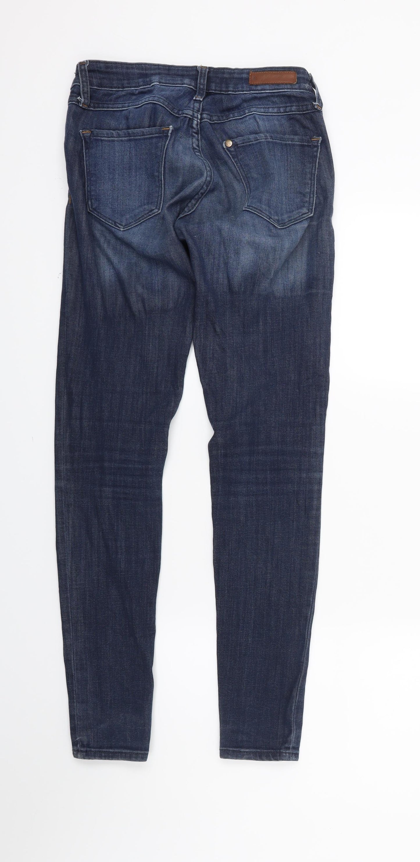 H&M Womens Blue  Denim Skinny Jeans Size 26 in L28 in