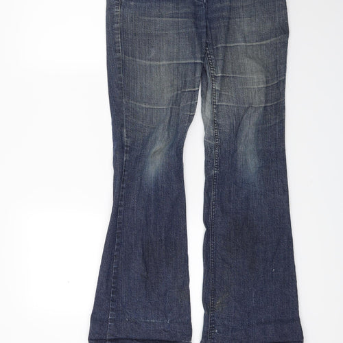 Primark Womens Blue  Denim Bootcut Jeans Size 10 L29 in