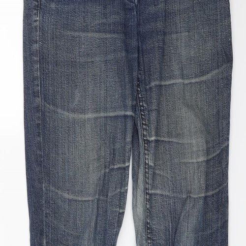 Primark Womens Blue  Denim Bootcut Jeans Size 10 L29 in