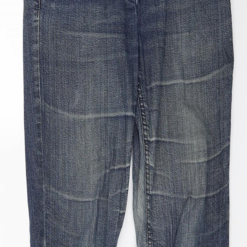Primark Womens Blue  Denim Bootcut Jeans Size 10 L29 in