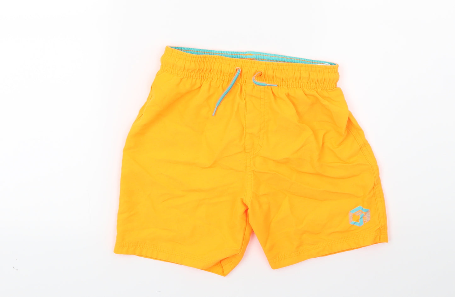 F&F Boys Orange   Bermuda Shorts Size 7-8 Years