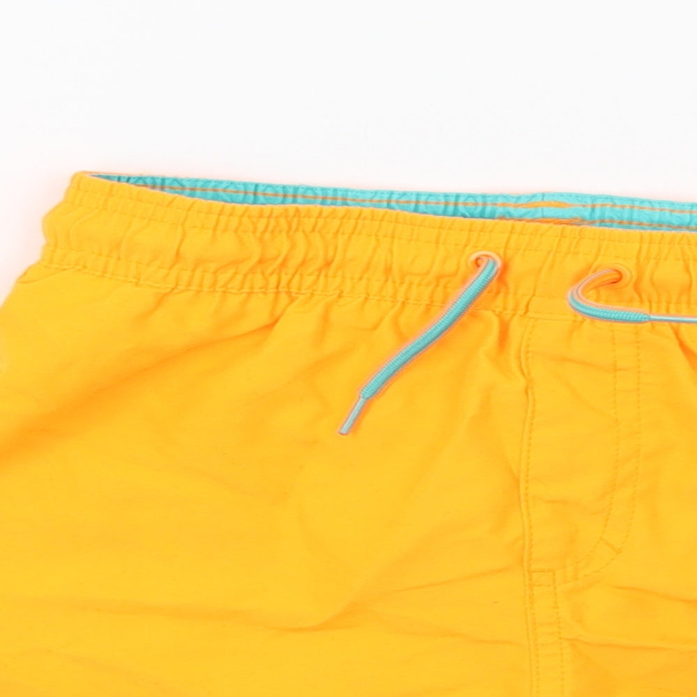 F&F Boys Orange   Bermuda Shorts Size 7-8 Years